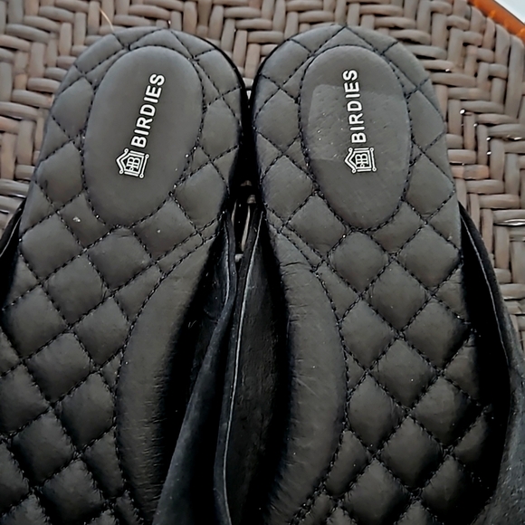 Birdies Black Quilted Flats Ladies Size 9.5 - Picture 5 of 9